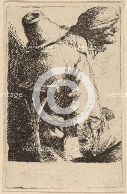 The Seated Peasant and His Wife. Creator: Cornelis Bega.