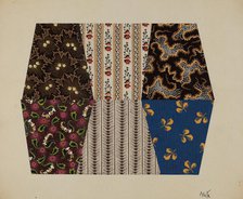 Quilt Patches, c. 1937. Creator: Edward White.