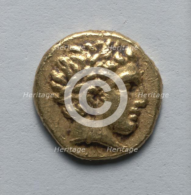 Stater: Head of Apollo (obverse), 359-336 BC. Creator: Unknown.