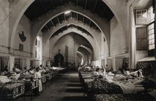 Hospital de la Santa Cruz, Barcelona: ward of San Joé Oriol, c1900. Creator: Unknown.