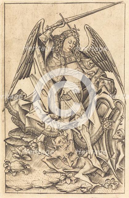 Saint Michael, c. 1470/1480. Creator: Israhel van Meckenem.