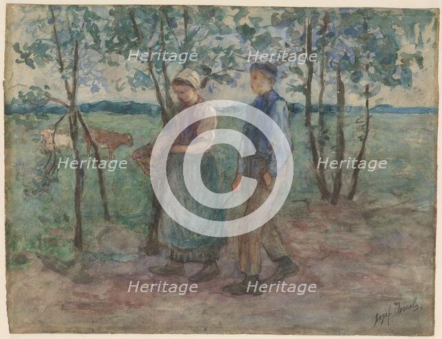 On free feet, 1834-1911. Creator: Jozef Israels.