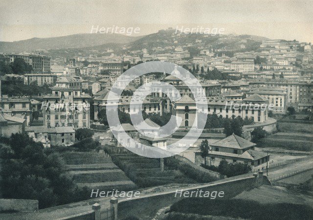 View of Genoa, Italy, 1927. Artist: Eugen Poppel.