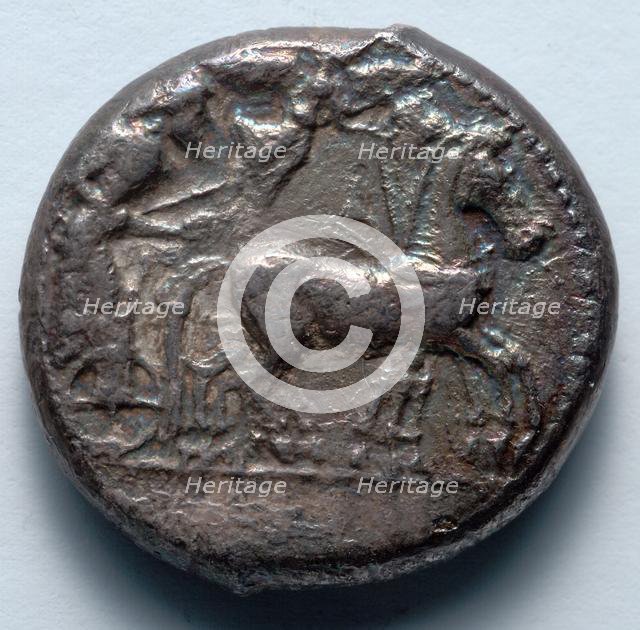 Tetradrachm: Quadriga (obverse), 485-478 BC. Creator: Unknown.