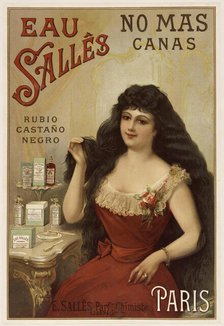 Eau Sallês. E. Sallês, parfumeur , 1894. Creator: Anonymous.