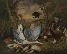 Still life with dogs, c1740-1770. Creator: Jacob Xaver Vermoelen.