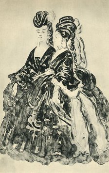'Deux Lorettes', mid-late 19th century, (1943). Creator: Constantin Guys.