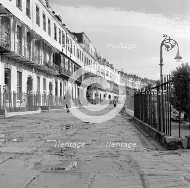 Royal York Crescent, Clifton, Bristol, 1945. Artist: Eric de Maré