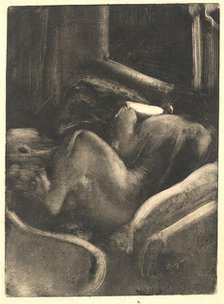 Woman Reading (Liseuse), c. 1885. Creator: Edgar Degas.