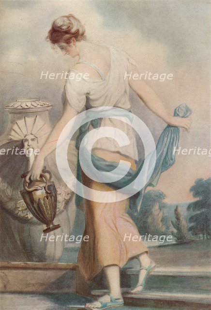 At the Fountain, c1770-1801, (1924). Artist: William Hamilton