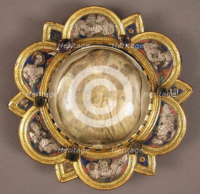 Morse with Saint Francis Receiving the Stigmata, Italian, mid-14th century. Creator: Unknown.