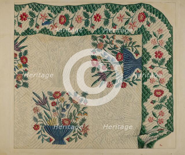 Quilt, 1935/1942. Creator: Ralph Atkinson.