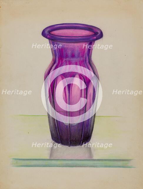 Vase, 1935/1942. Creator: John Tarantino.