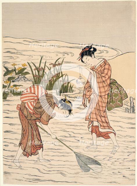 Fishing in Shallow Water, c. 1767/68. Creator: Suzuki Harunobu.
