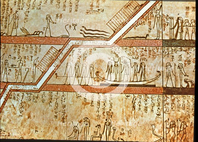 Frescoes from the tomb of Thutmose III.