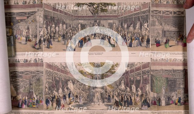 Great Exhibition, Crystal Palace, Hyde Park, London, 1851. Artist: Anon