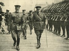 General Pershing and Lieutenant General Pitcairn Campbell, First World War, 8 June 1917, (c1920). Creator: Unknown.