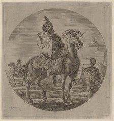 A Black Horseman. Creator: Stefano della Bella.