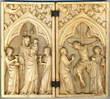 Diptych, French, second half 14th century. Creator: Unknown.