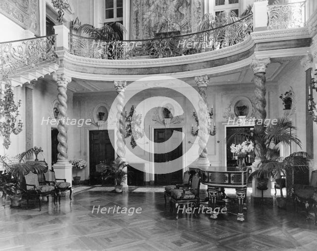 Ballroom in Larz Anderson house, Washington D.C., between 1890 and 1940. Creator: Frances Benjamin Johnston.