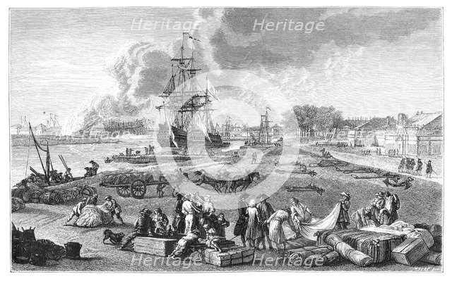 The Port Of Rochefort, (1885). Artist: Unknown