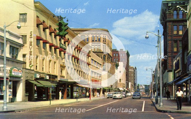 Main Street, Bridgeport, Connecticut, USA, 1959. Artist: Unknown