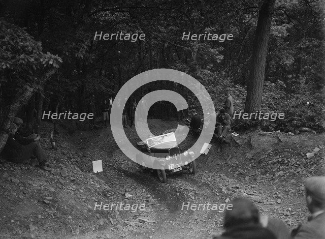 Triumph taking part in a motoring trial, c1930s. Artist: Bill Brunell.