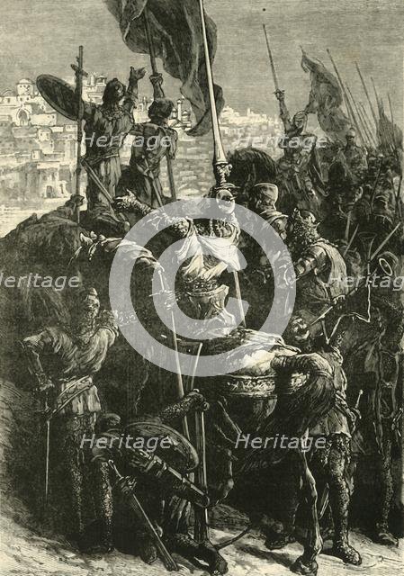 'The Crusaders Before Jerusalem', (1099), 1890. Creator: Unknown.