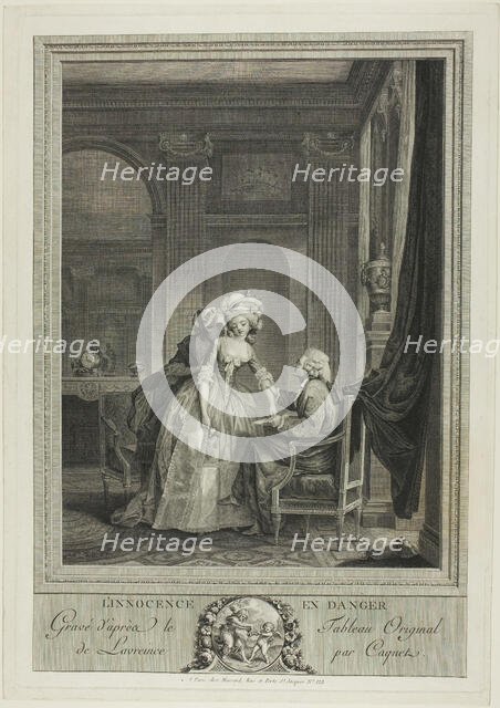 Innocence in Danger, c. 1785. Creator: Jean Gabriel Caquet.
