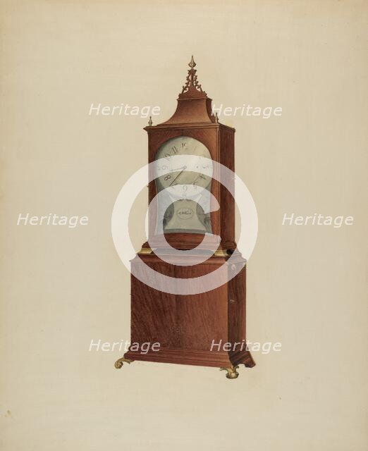 Shelf Clock, c. 1938. Creator: James Fisher.