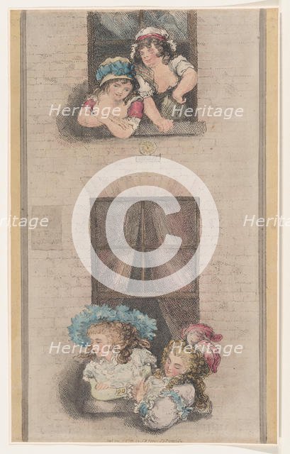 Maids and Mistresses, December 1, 1791., December 1, 1791. Creator: Thomas Rowlandson.