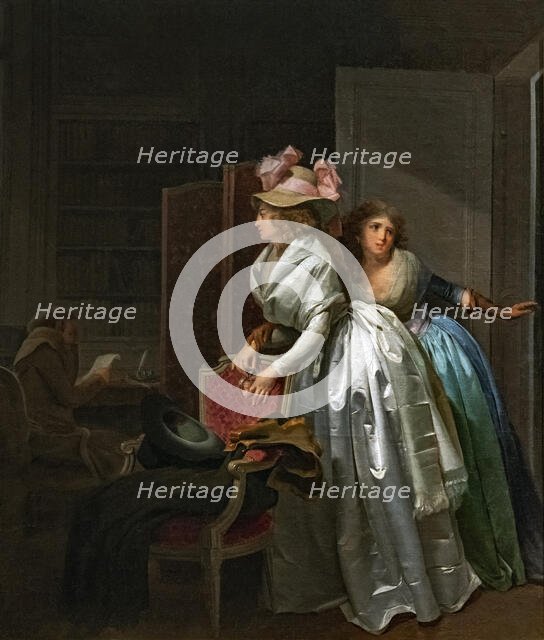 Le Cadeau délicat, 1787. Creator: Boilly; Louis-Léopold (1761-1845).