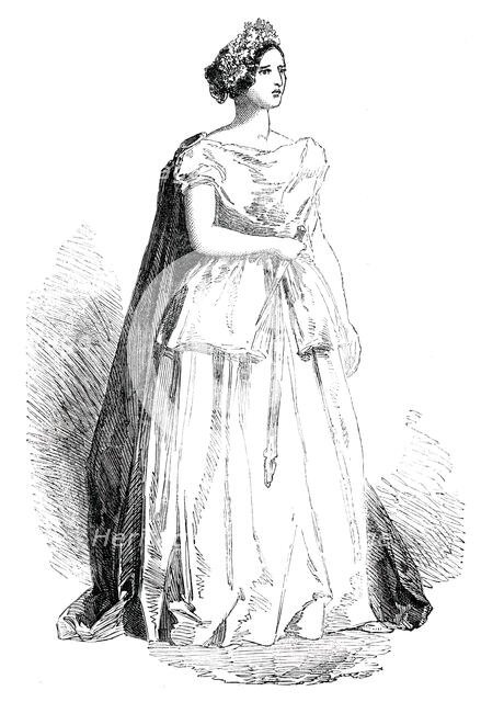 Madame Fiorentini, as "Norma" (at Her Majesty's Theatre), 1850. Creator: Unknown.