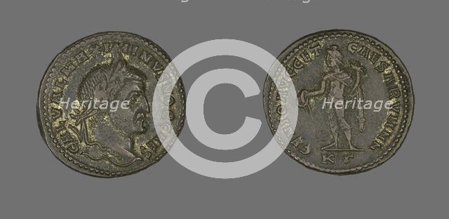 Coin Portraying Emperor Maximinus, 305-309. Creator: Unknown.