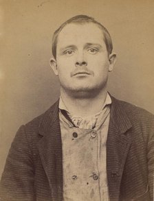 310. Olivier. Philippe, Octave. 25 ans, né le 29/6/68 à Paris XVIIle. Plombier. Anarchiste..., 1894. Creator: Alphonse Bertillon.