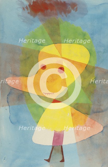 Small garden ghost. Artist: Klee, Paul (1879-1940)