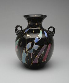 Sicilian Vase, c. 1878. Creator: Mount Washington Glass Company.