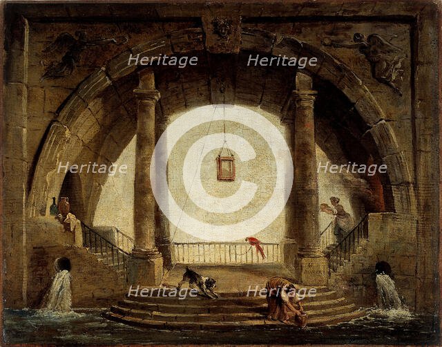 La Fontaine. Creator: Hubert Robert.