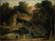 Les Bains d'Apollon à Versailles, 1803. Creator: Hubert Robert.