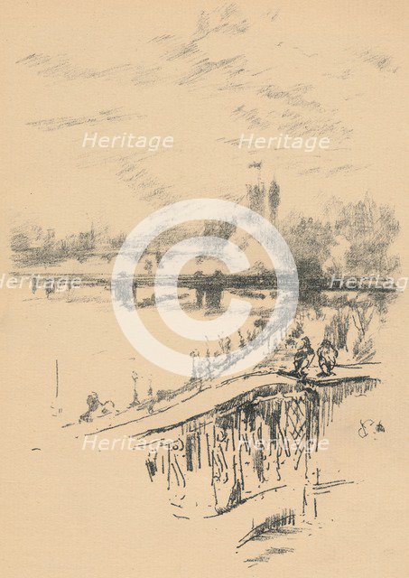 Savoy Pigeons, 1896, (1898). Artist: James Abbott McNeill Whistler