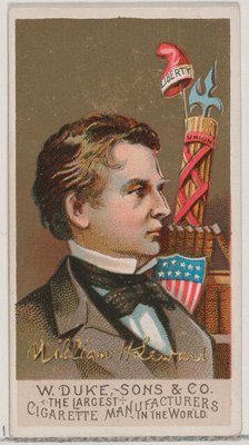 William H. Seward, from the series Great Americans (N76) for Duke brand cigarettes, 1888., 1888. Creator: Unknown.