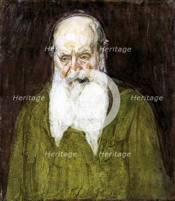 Head of a Jew in Palestine, 1899, reworked ca. 1918-1920. Creator: Henry Ossawa Tanner.