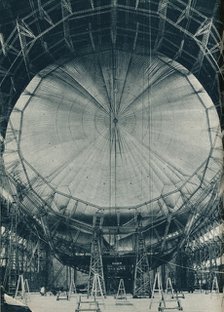 The internal structure of the airship R101, c1929 (c1937). Artist: Unknown.
