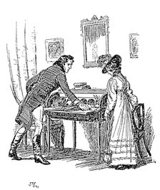 Scene from Jane Austen's Persuasion, 1897. Artist: Hugh Thomson