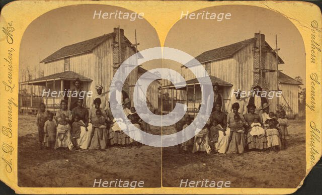 Colored group, Florida, c1850-c1930. Creator: A. D. Bonney.
