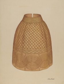 Quilted Petticoat, c. 1938. Creator: Rex F Bush.