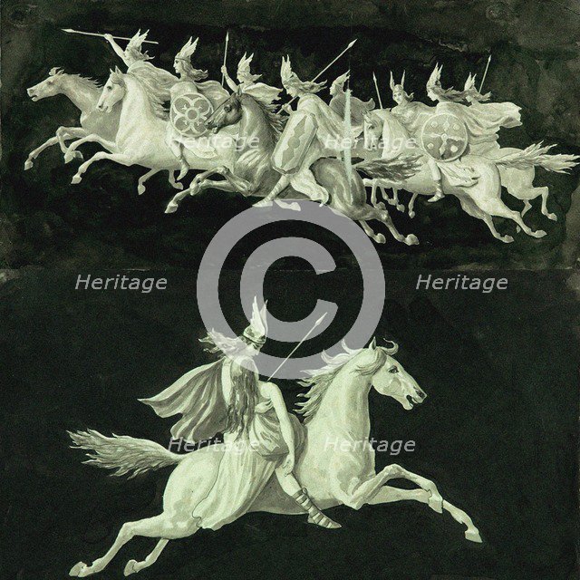 The Walküren (Valkyrien), ca 1899.