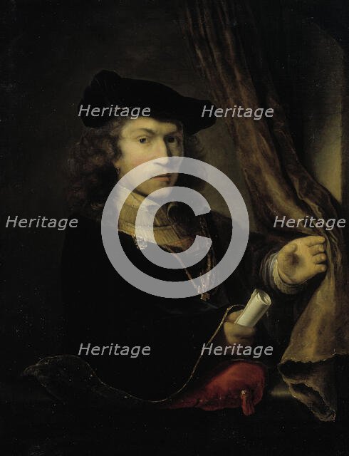 Self Portrait of Ferdinand Bol, 1630-1680. Creator: Ferdinand Bol.