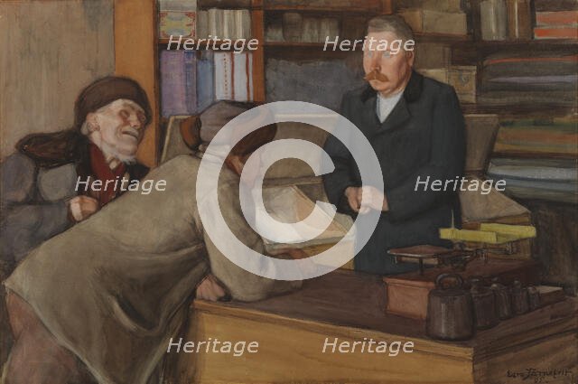 The Village Shop, 1905. Creator: Eero Jarnefelt.