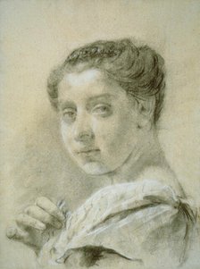 Portrait of a Young Woman, c. 1730. Creator: Giovanni Battista Piazzetta.